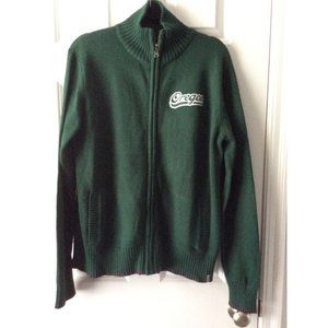 NWT, University Of Oregon, Full Zip Sweater, Size L Men’s, Bruzer Brand